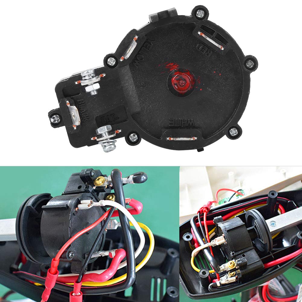 Tbest Minn Kota trolling Motor Parts, Motorschalter, Elektrischer Geschwindigkeitsregler, 12-V-24-V für Elektromotor/Elektrisches Trolling-Außenbordmotorzubehör