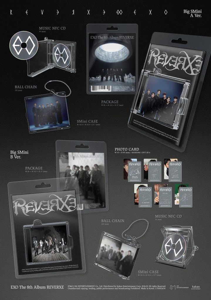 Amazon.com: Exo - Reverxe [Big SMini ver.] Smart Album (Random ver