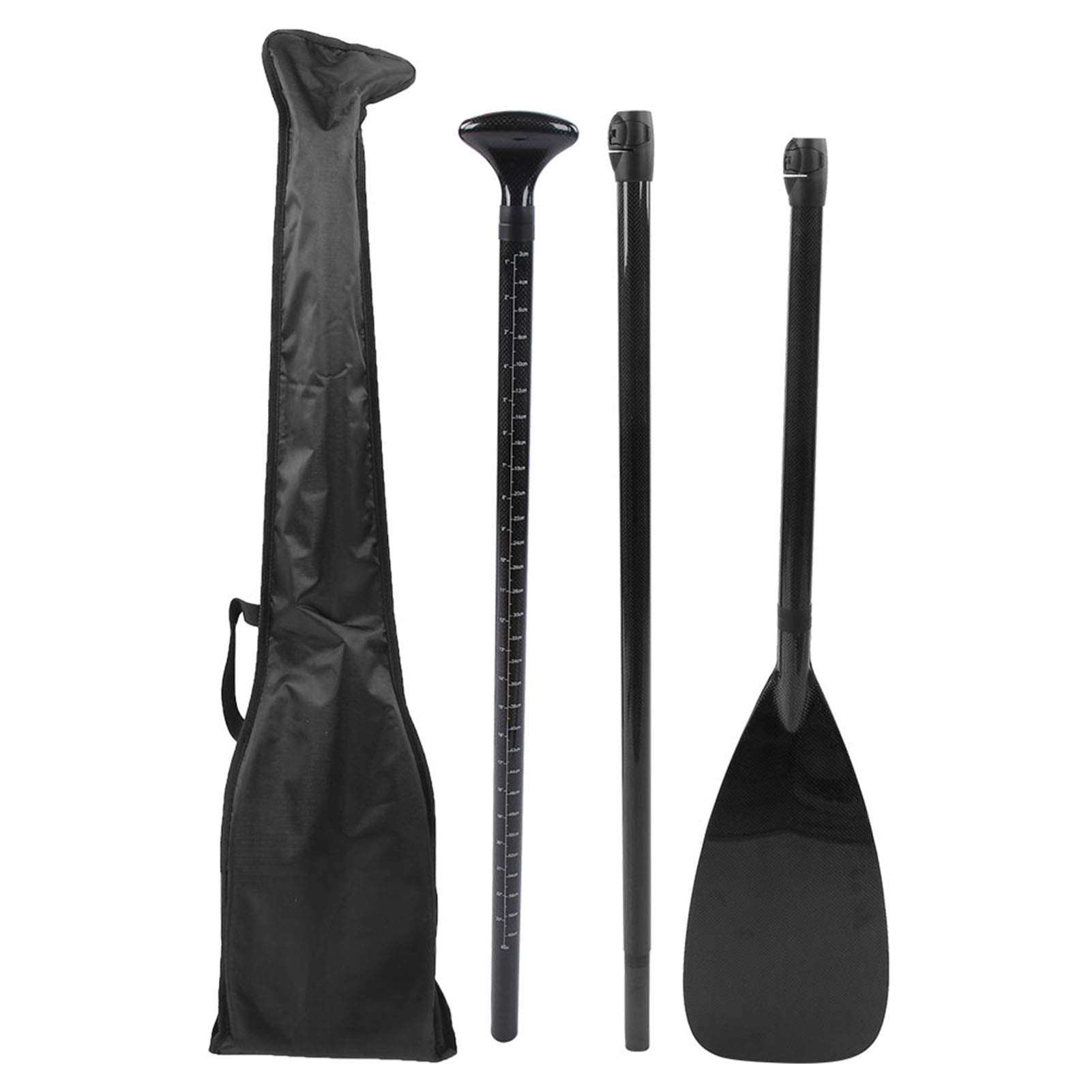 Pagaies debout en Fiber de carbone, 3 Sections, longueur réglable, pour planche de surf, Kayak, bateau gonflable
