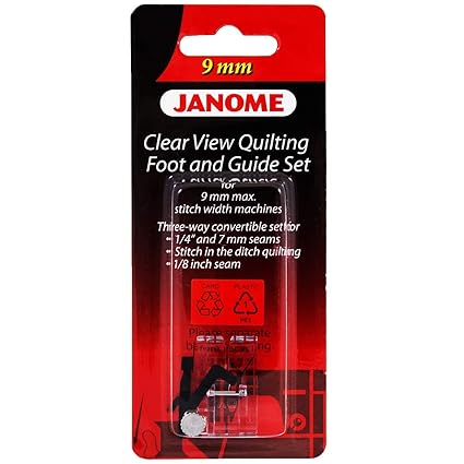 Janome Clear View Quilting Foot For 9mm Machines