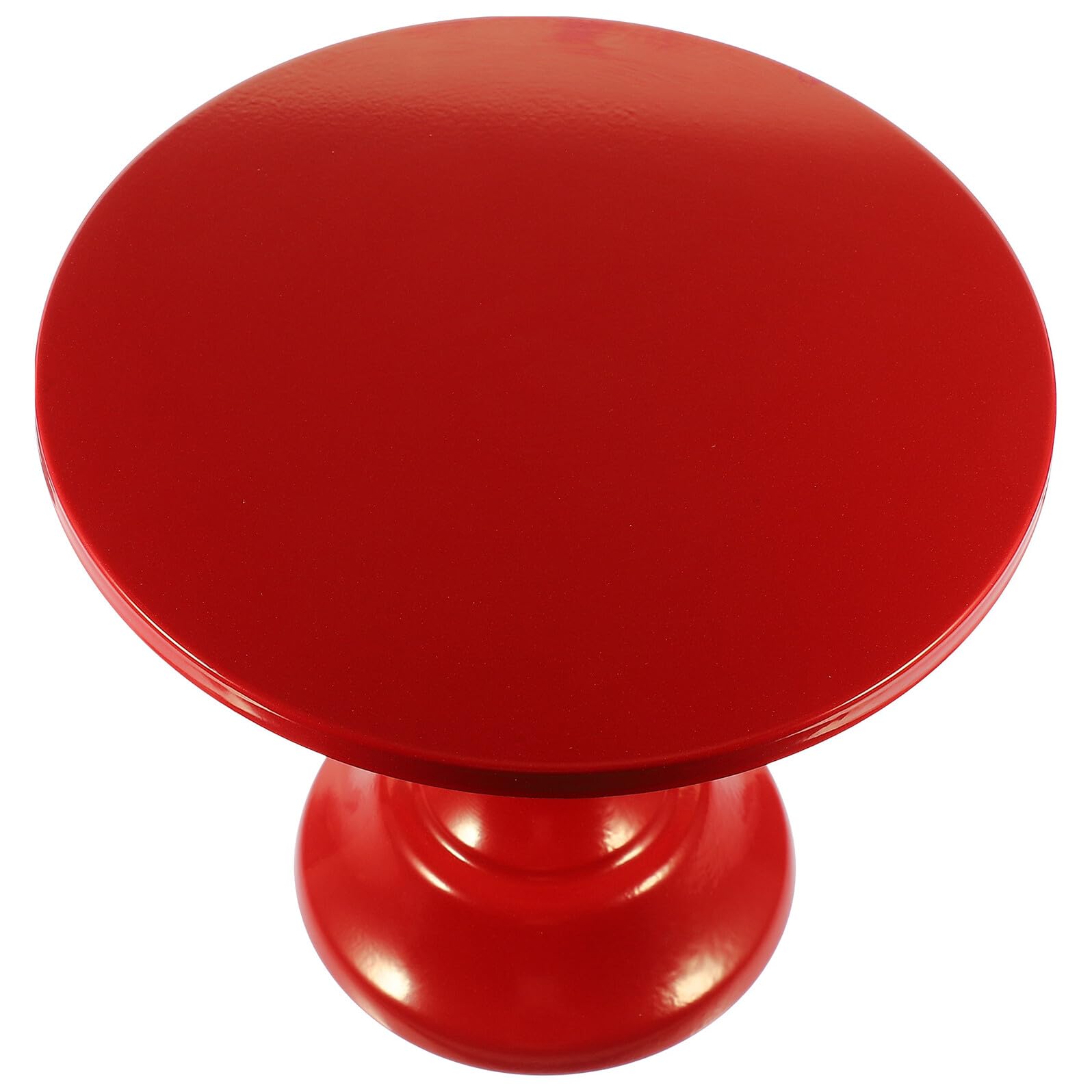jojofuny Présentoir à Gâteaux Rond Rouge 33cm en Fer pour Hôtel