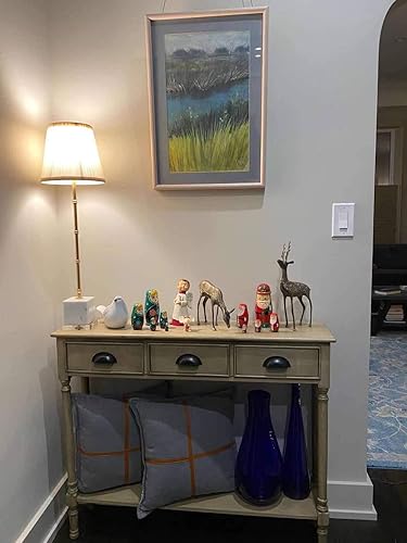 Miniatura 4 de Urbanest Hardback Empire - Pantalla para lámpara de seda sintética, 5 x 9 x 7 pulgadas, instalador en araña de centrado, Rosado