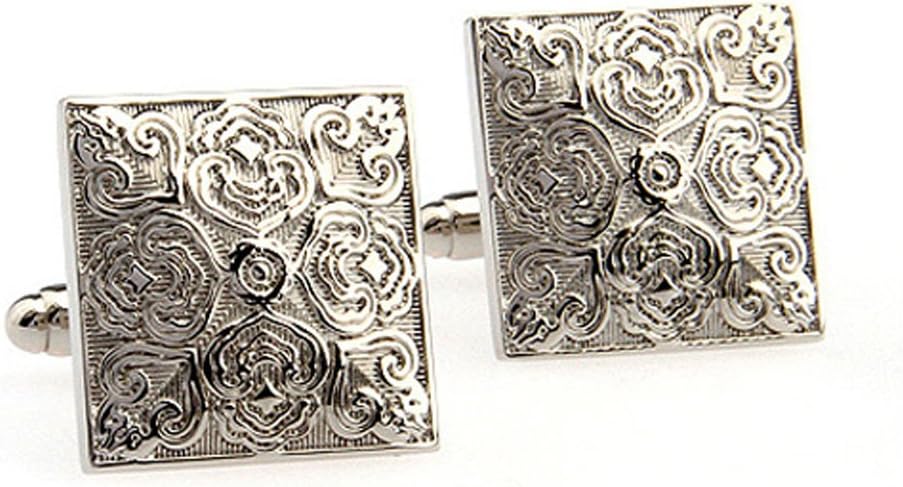 Mens Cufflinks Persian Empire Square Block Cuff links
