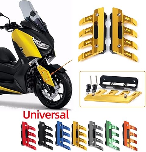 Miniatura 2 de Para Yamaha X-MAX Xmax 125 250 300 400 motocicleta guardabarros delantero protector de horquilla protector protector protector guardabarros