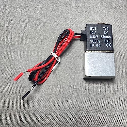 Électrovanne en laiton 1/8 12V normalement ouverte pour compresseur d'air