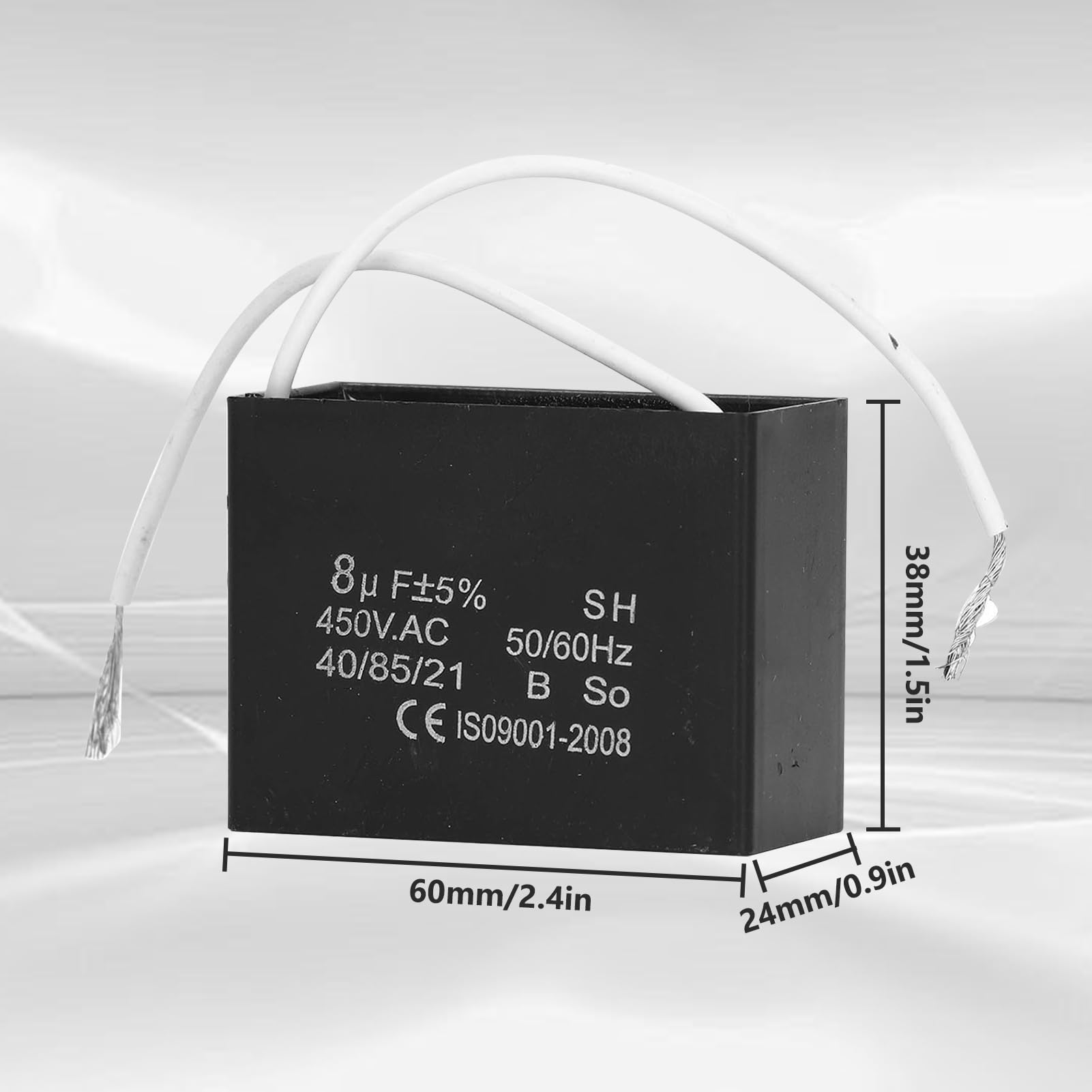 450v Ac 1.2uf 50 /60hz Moteur De Film Démarrer Exécuter Condensateur CBB61 E eBa