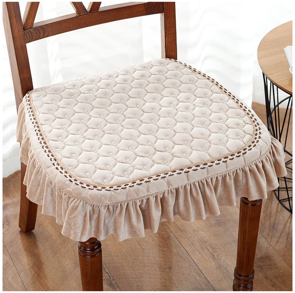 GHJL Dining Room Chair Cushions With Ties - Non Slip Kitchen Seat Pad And U-Shape Chair Pad With Machine Washable Cover [Set Of 1,Set Of 2,Set Of 4] (Color : Color 2, Size : Set of 1)