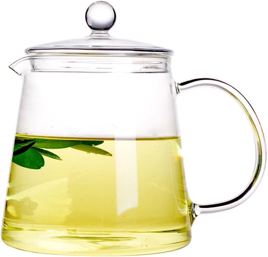 Glass Teapot, Glass Teakettle, Stovetop Safe, 37oz / 1100ml