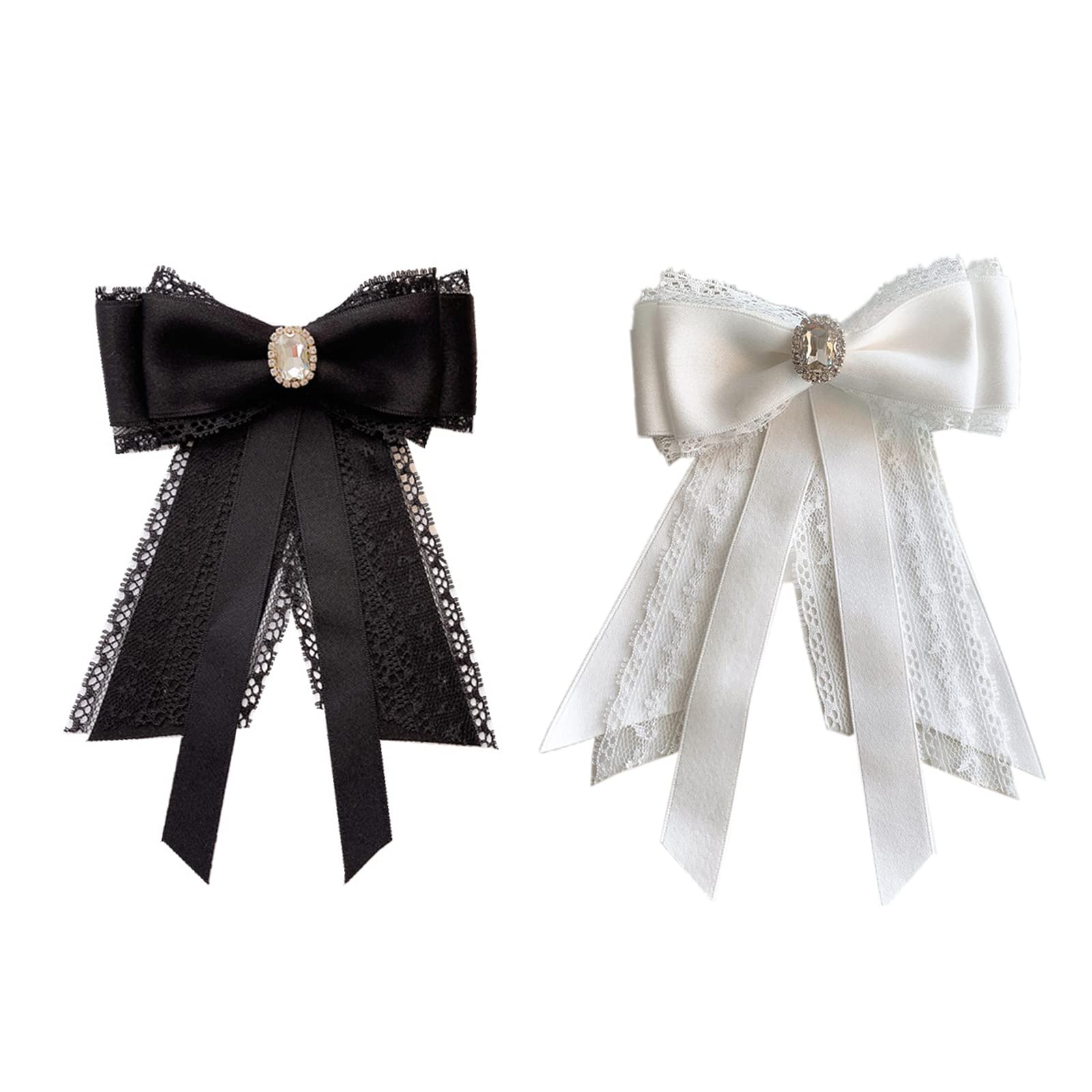 Acinkeety Blouse Collar Pin Jk Tie Bows Tie School Uniform Shirt Bow Tie Jk Bows Tie Women Ribbon Bows For Brooch Bows Ties