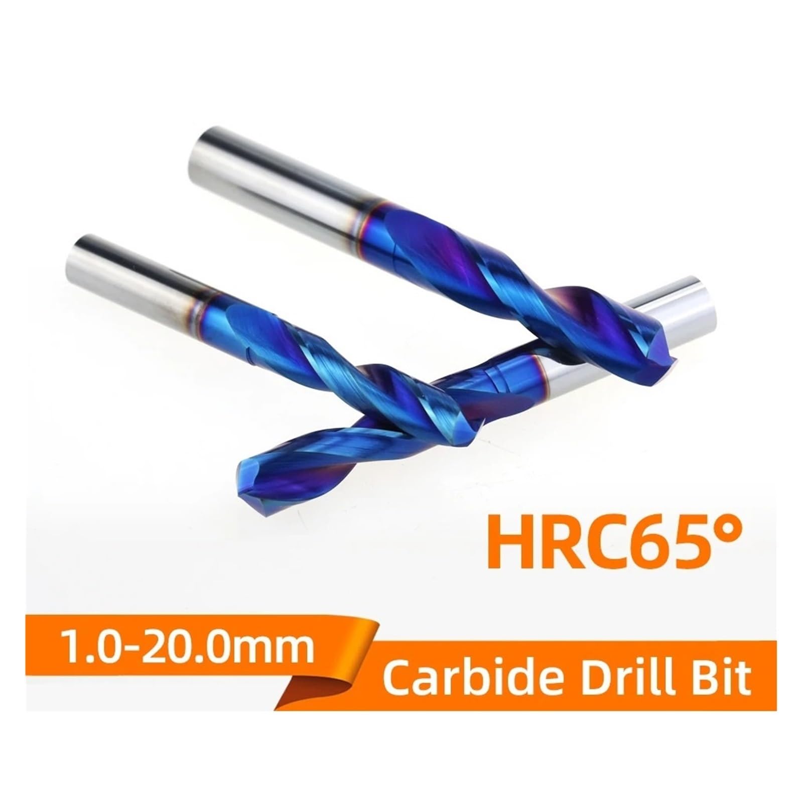 Punte da trapano in carburo di tungsteno HRC65°, set da 0,5-20,0 mm for metallo super duro, foratura acciaio, utensili for tornio CNC for la lavorazione dei metalli(16.7mm)