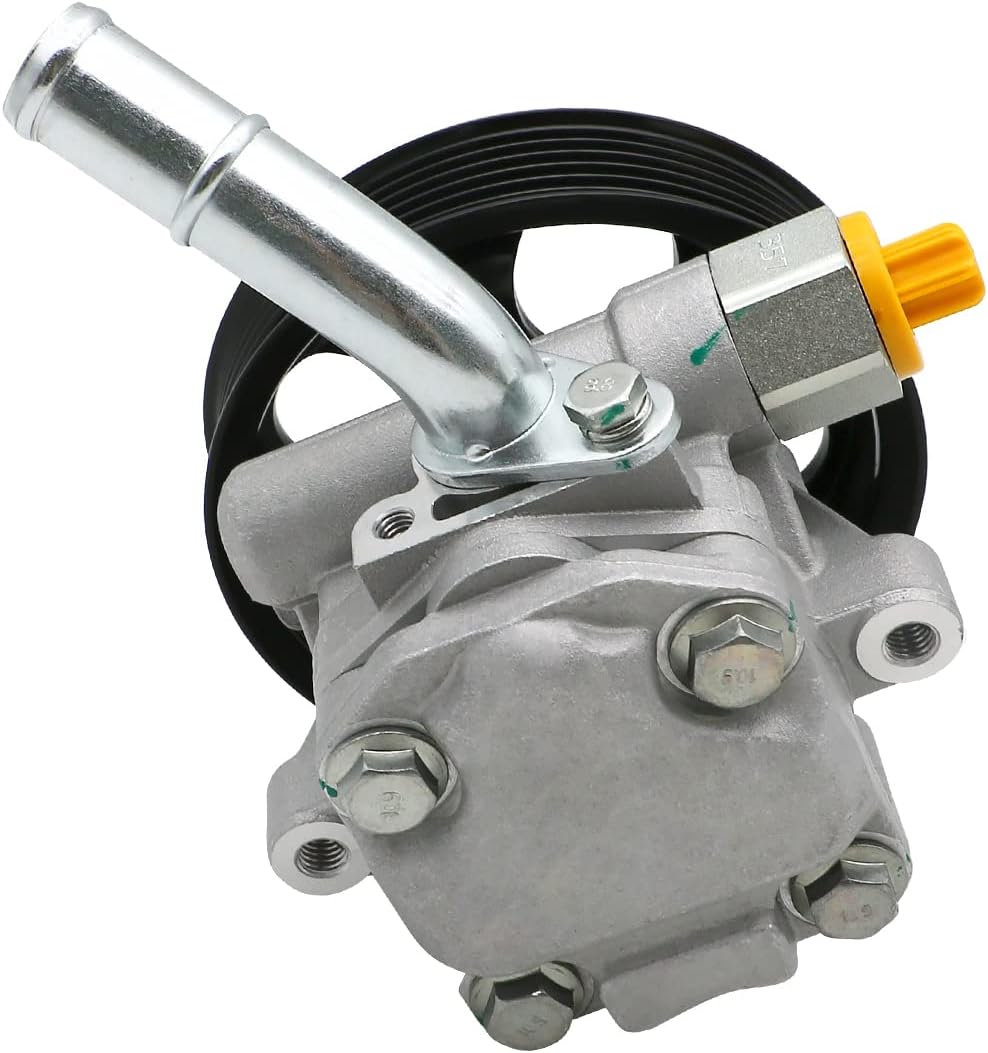 Chefull 20-1039 Power Steering Pump with Pulley Compatible with Jeep Wrangler 2012-2017 Wrangler JK 2018 V6 3.6L Gas, Power Assist Pump 5154400AC