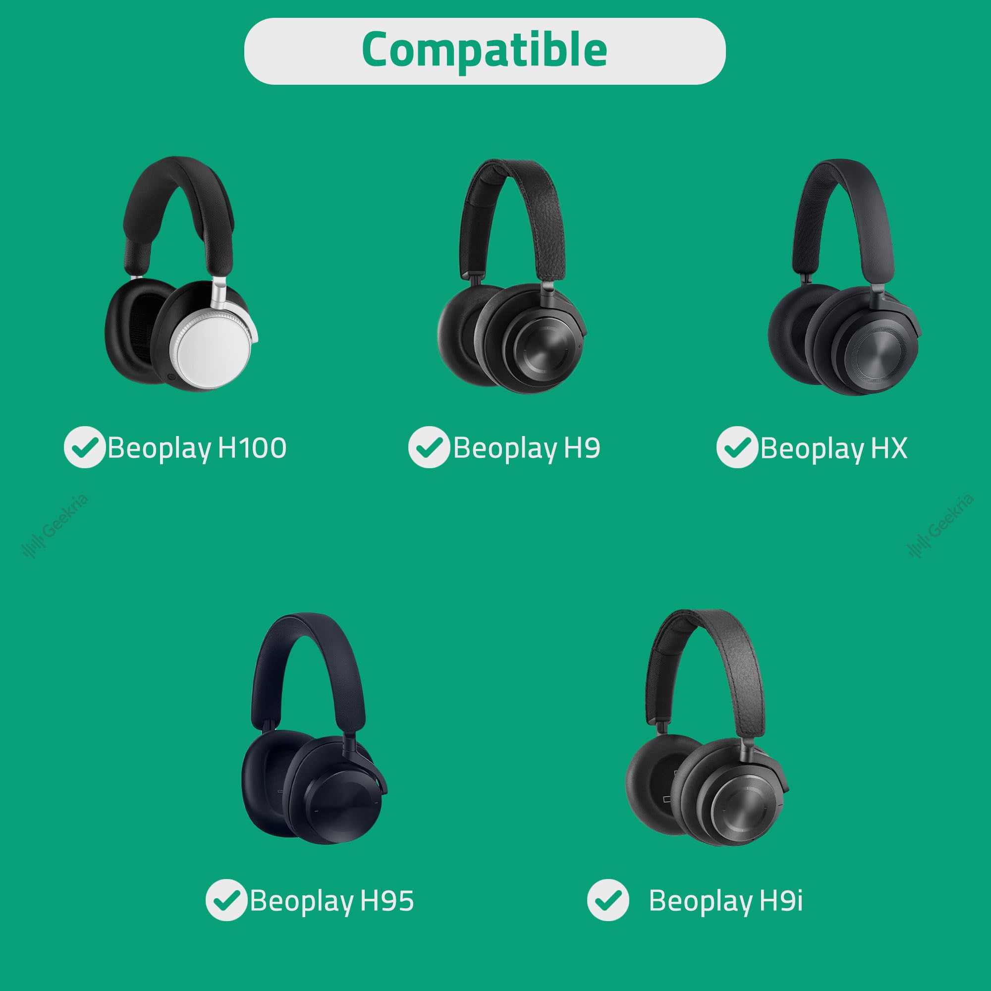 Amazon.com: Geekria Shield Headphones Case for B&O Beoplay H100/HX