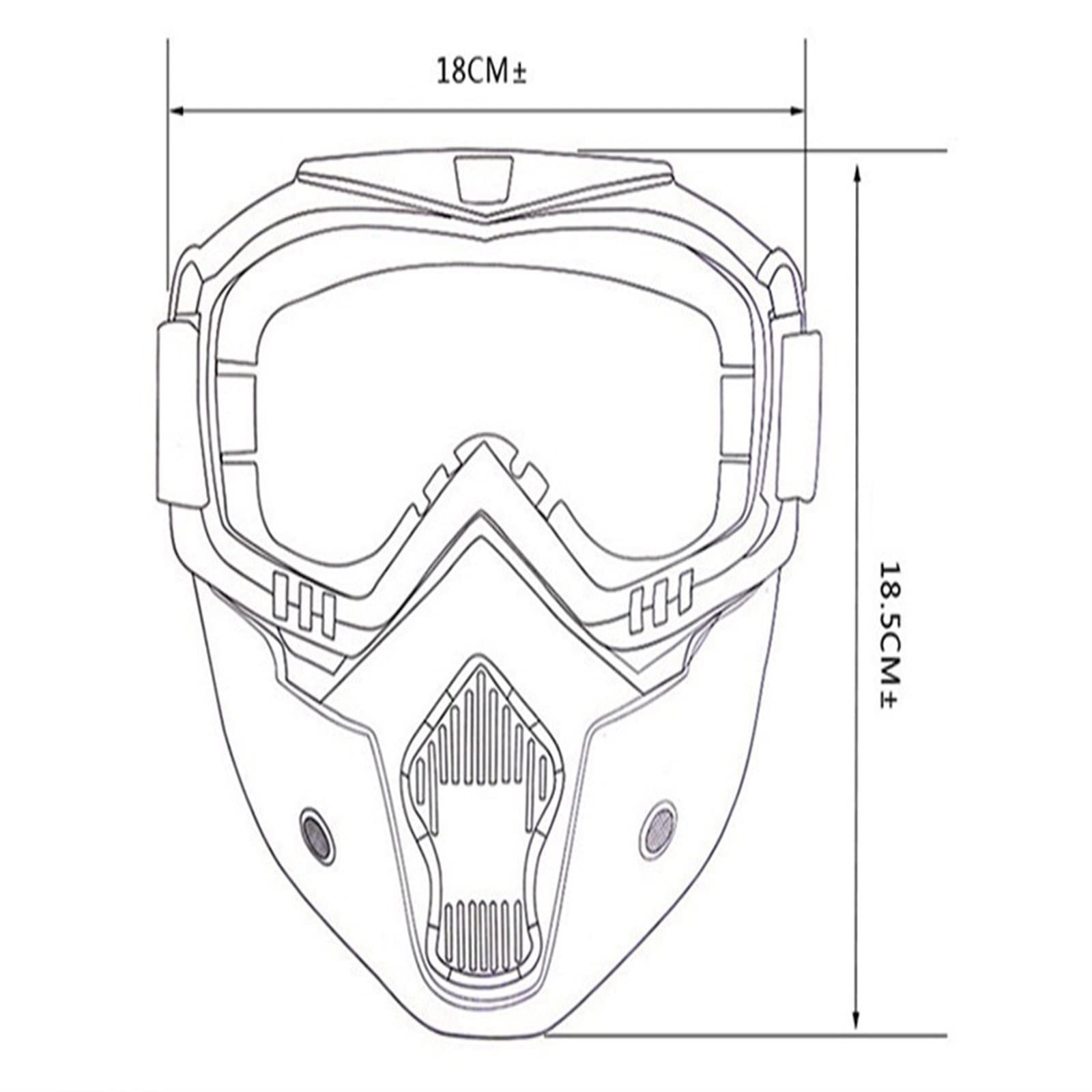 Gafas de esquí al aire libre para motocicleta, ciclismo, todoterreno, esquí, deporte, motocross, carreras