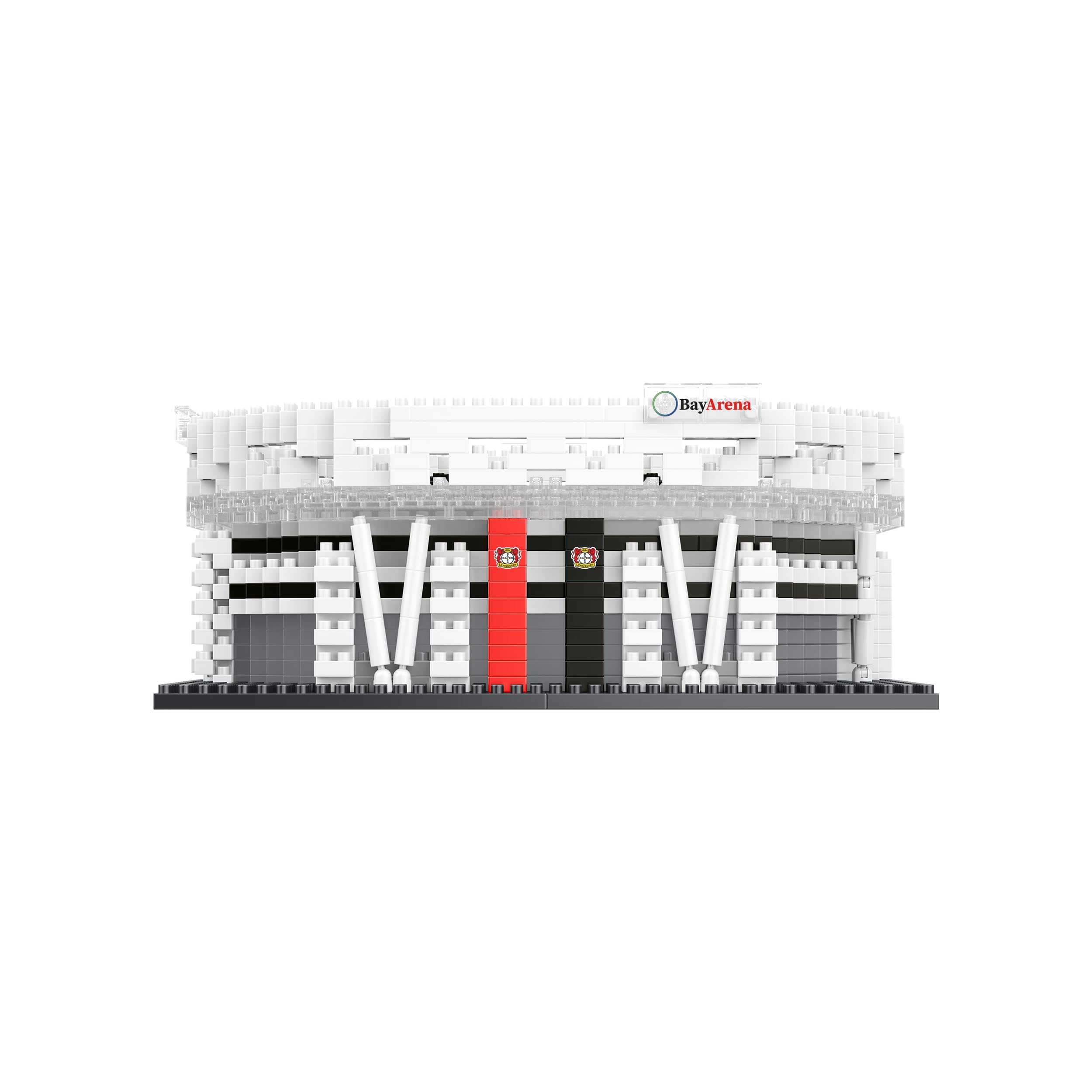 FOCO Produit sous Licence Officielle Bayer 04 Leverkusen BayArena BRXLZ Mini Stade 3D Bricks Jouet de Construction Modèle
