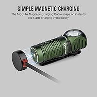 Vista 7 de OLIGHT - Linterna de cabeza mini Perun 2 de 1100 lúmenes, linterna LED recargable con opción de luz roja, ideal para trabajo, senderismo, camping