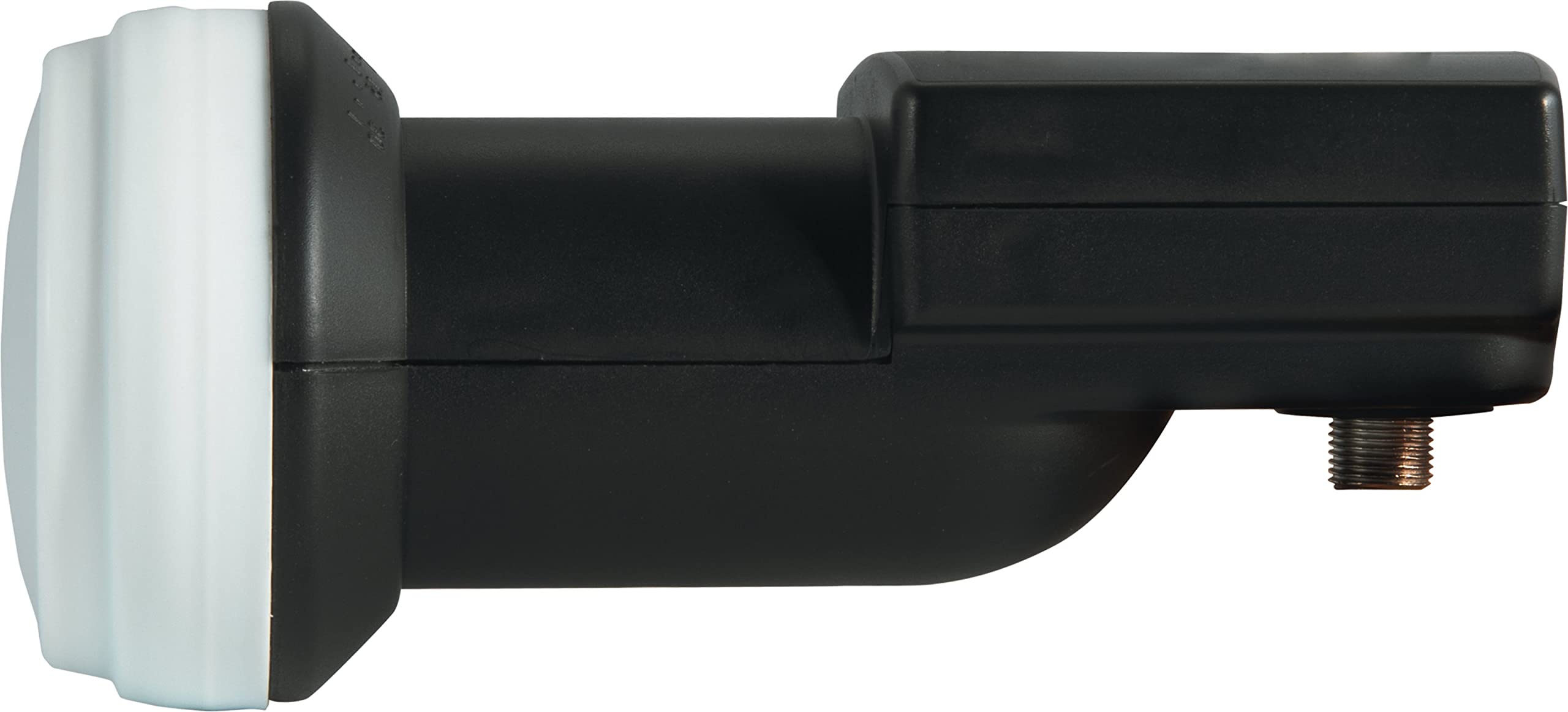 TechniSat Single LNB – 1 partecipante nero – con satellite e filtro LTE (1 volta, digitale, Full HD, UDH, 4K, 3D, qualità premium)
