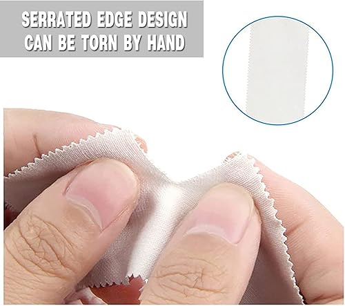 Miniatura 5 de ANAMPION Cinta deportiva blanca muy fuerte, fácil de rasgar, sin residuos pegajosos, para atletas y entrenadores deportivos y envoltura de primeros