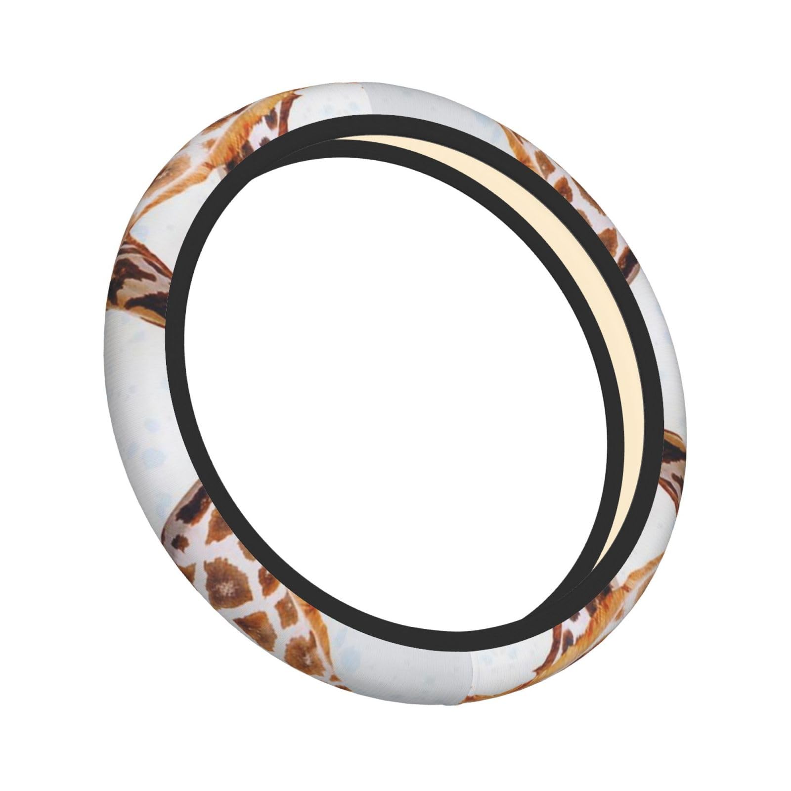 Grappige giraffe print stuurhoes anti-slip zachte elastische