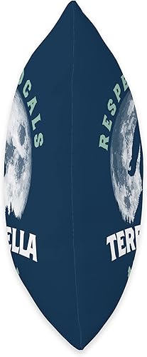 Miniatura 2 de Terra Bella California Bigfoot Night Walk Retro Throw Pillow, 18x18, Multicolor