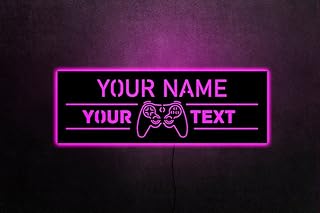 Custom Gamer Tag Sign, Gamer Room Neon Sign, Gamer Room Led Sign, Gamer Room Lights, Gamer Room Led, Gamer Room Decor, Gaming Zone Sign