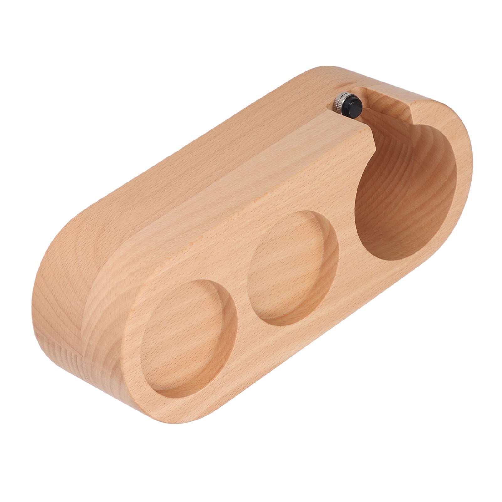 Kaffeefilter-Manipulationshalter aus Holz, 3 Löcher, Kaffeefilter-Manipulationshalter, verhindert Verrutschen, Espresso-Tamper-Halter, Ständer für die Kaffeezubereitung (51mm)