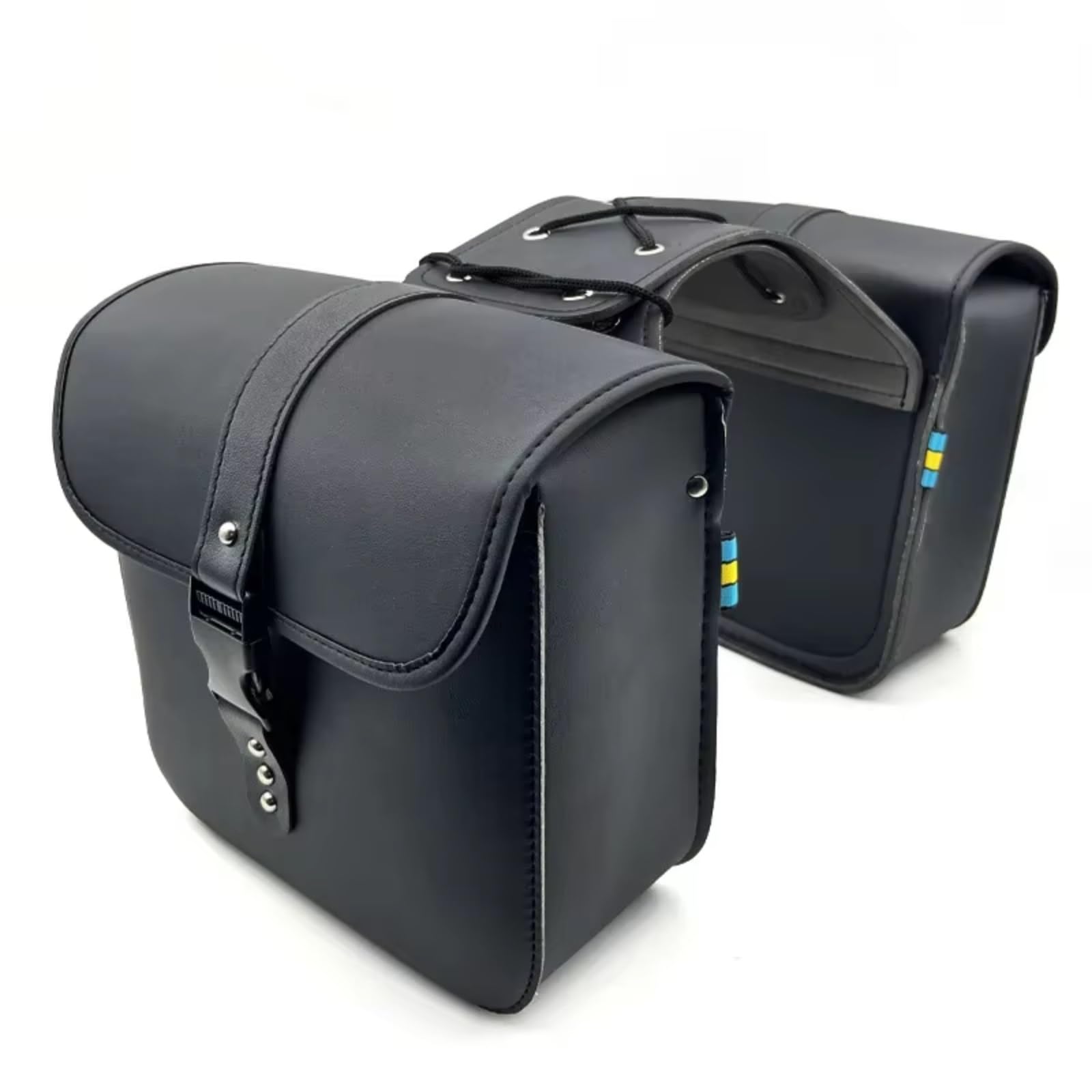 Borsa da Sella per Moto Borsa Laterale per Motocicletta Strumento per Veicoli Elettrici Borsa da Sella per Cavallo Impermeabile Set di Borse Laterali Accessori Universali(Black)
