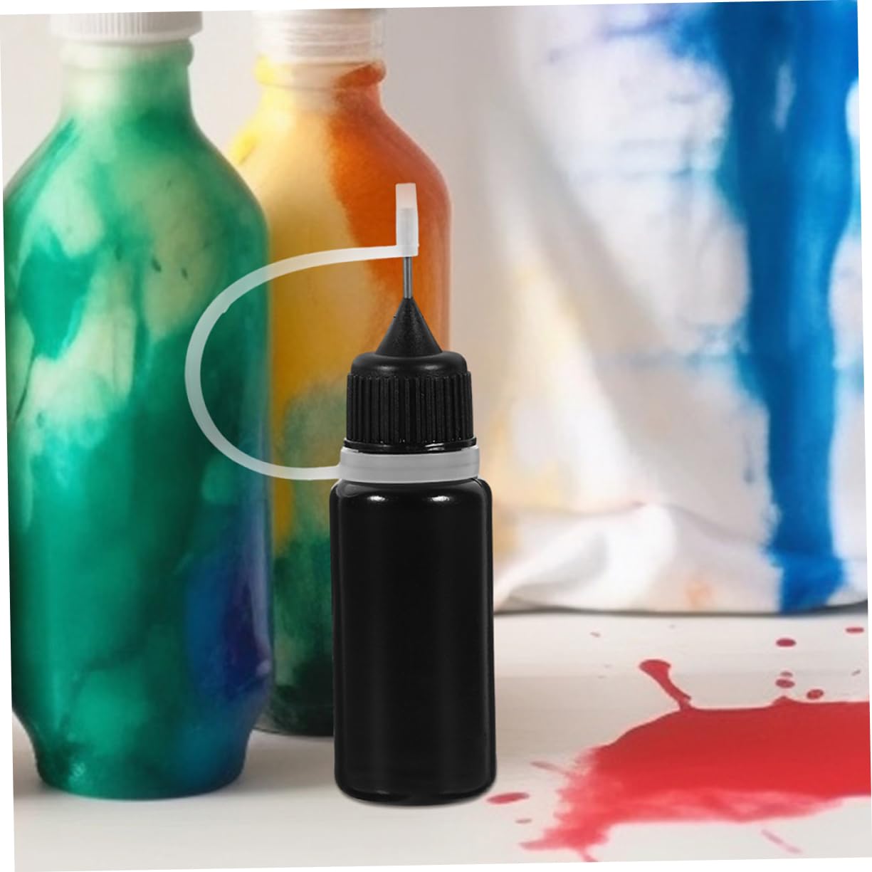 10er-Set Klebstoff-Dosierflaschen Aus Kunststoff – 15 Ml Mit Feiner Nadelspitze, Wiederverwendbar, Für Präzises Auftragen