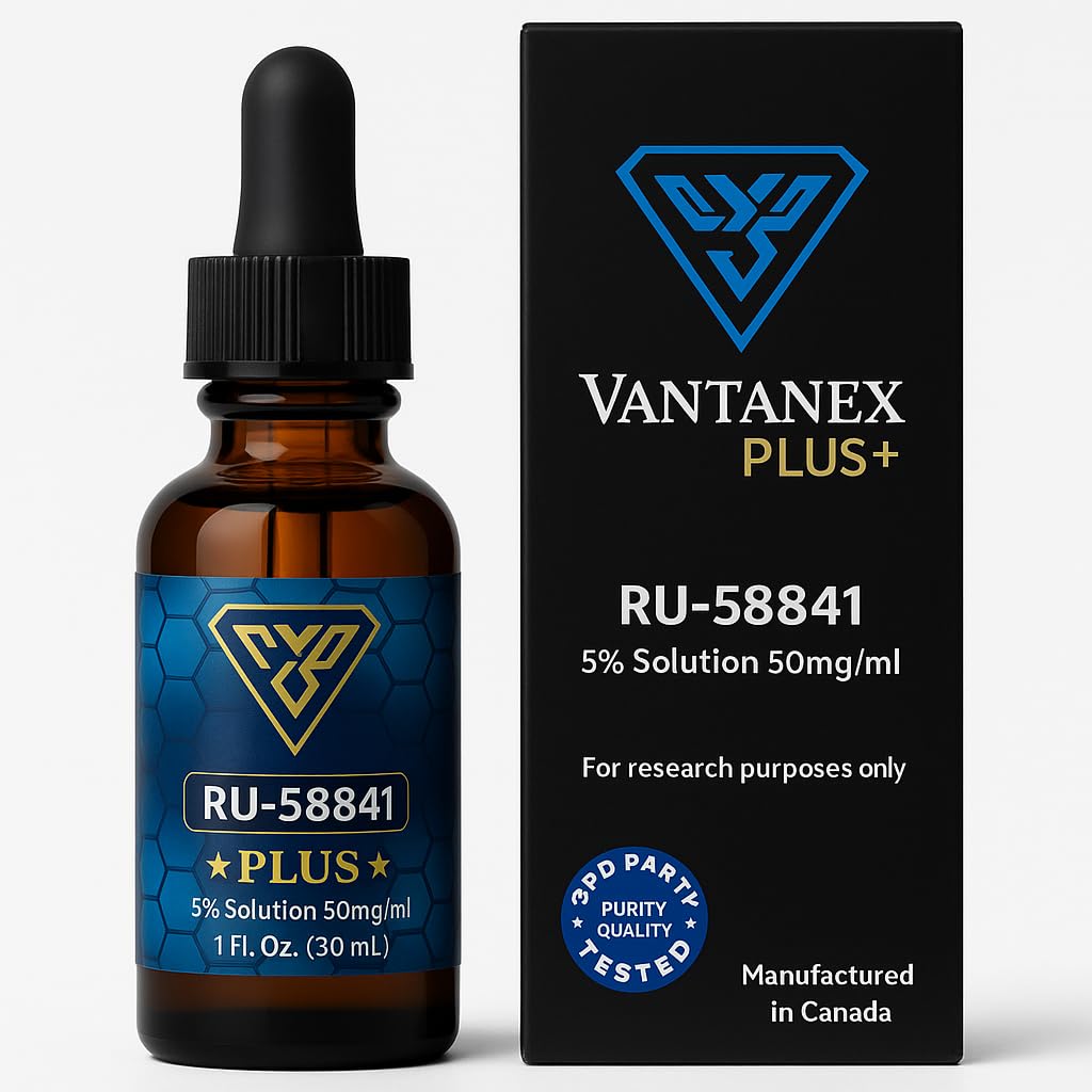 Vantanex RU58841 Plus 5% con biotina, complejo B, suero para el cabello CoQ10 30mL