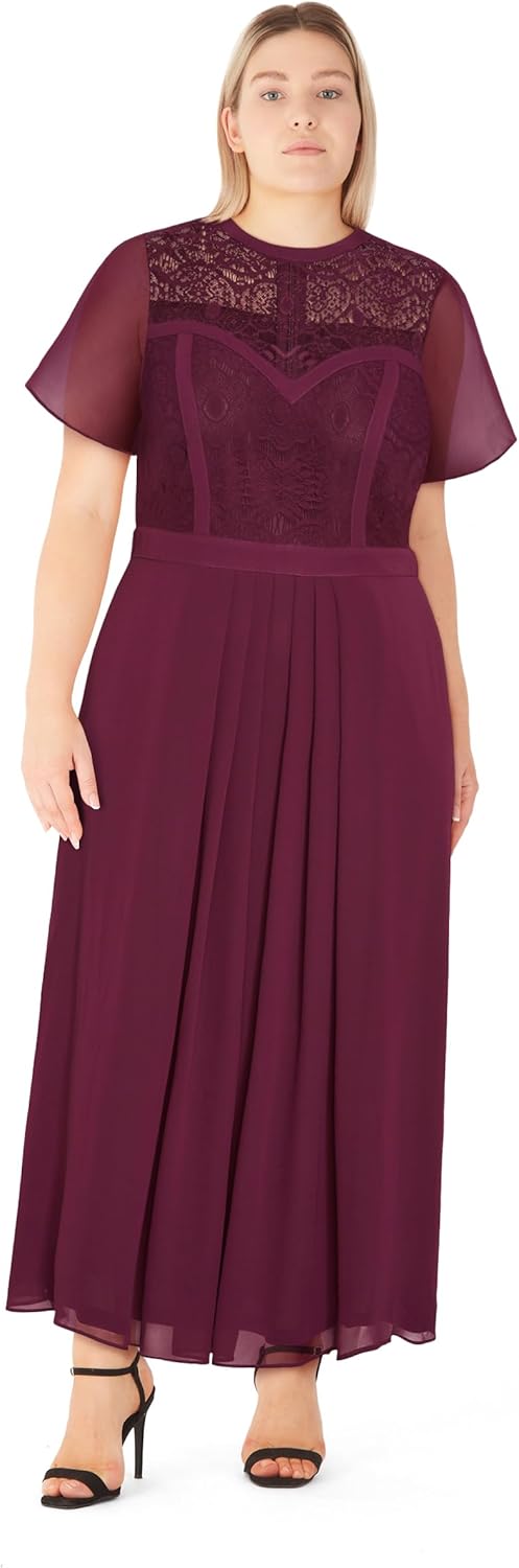 City Chic Womens Cocktail Dress - Lace Zara