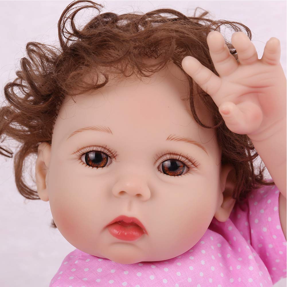CHAREX Realistic Reborn Baby Dolls Full Body Silicone, 18 inch Lifelike