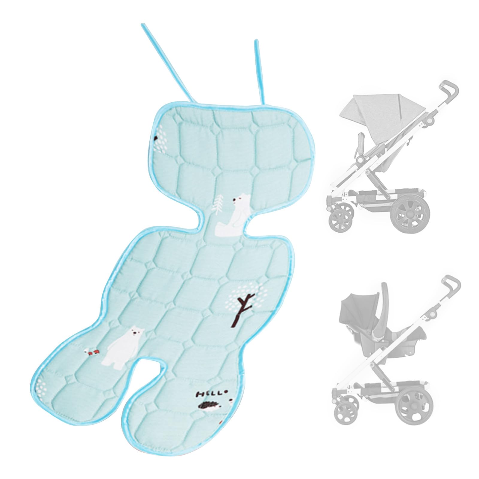 REDYY Ice Silk Cooling Pad Car Seats Cooling Pad Stroller Cooling Pad Univeral Cooling for Outdoor Activity