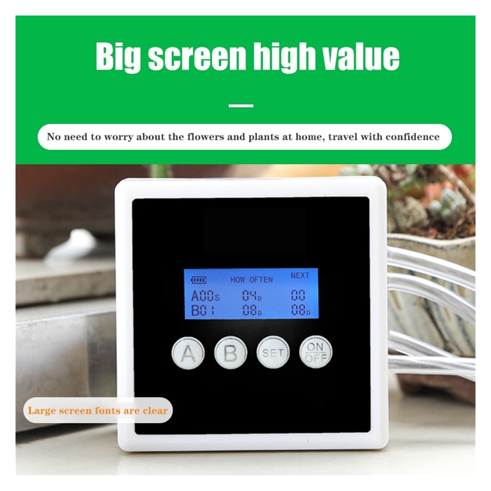 Inteligentna podwójna pompa nawadniania kropelkowego pompa wodna Timer System rośliny ogrodowe automatyczny kontroler nawadniania urządzenie do podlewania(20pot Watering kits)