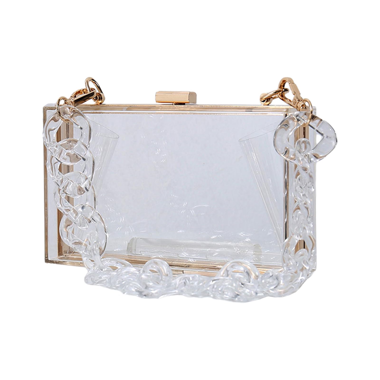 Bolso de PVC, bolso de noche transparente para fiestas