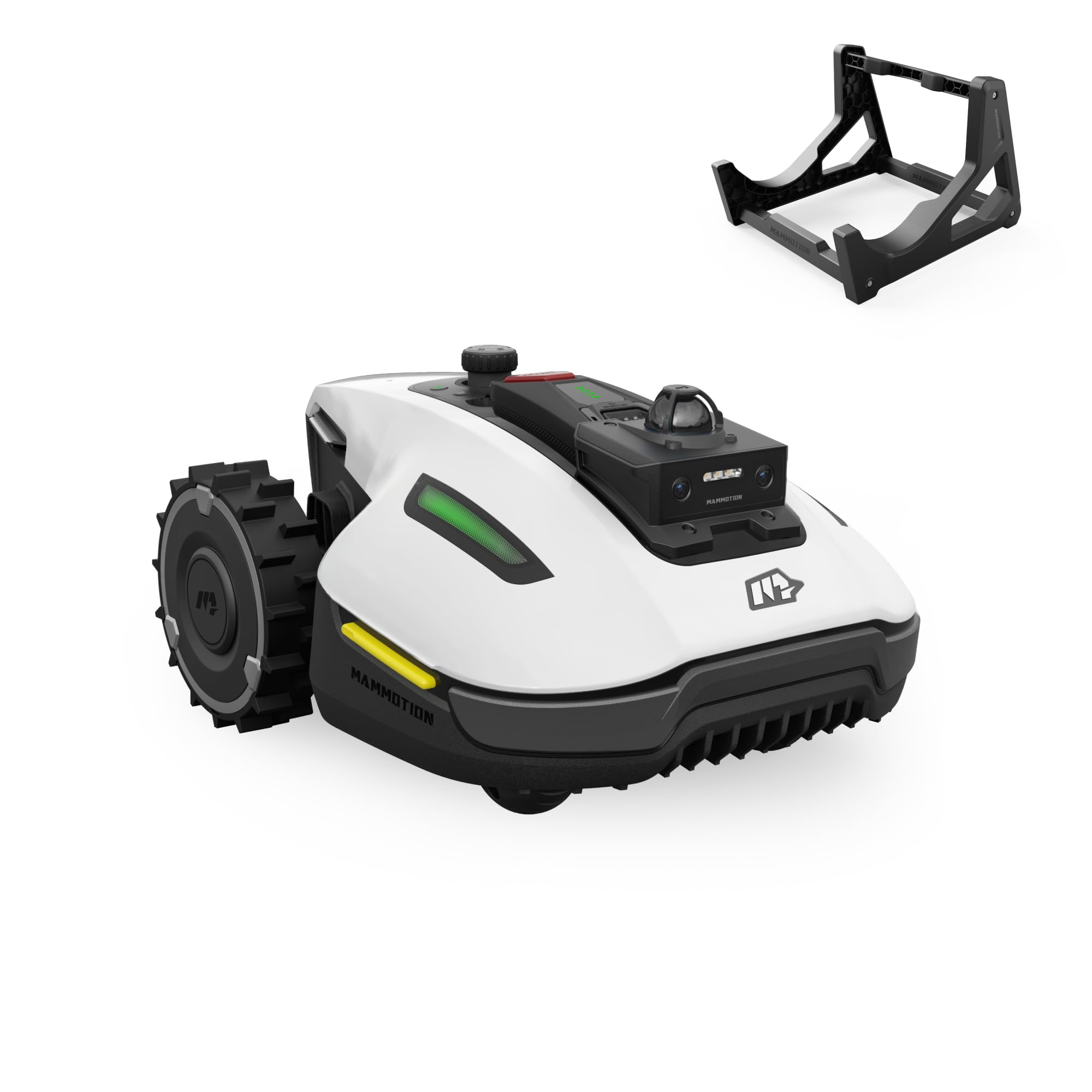 MAMMOTION YUKA Mini 2 800 LiDAR Robot Tondeuse avec Support de Lavage