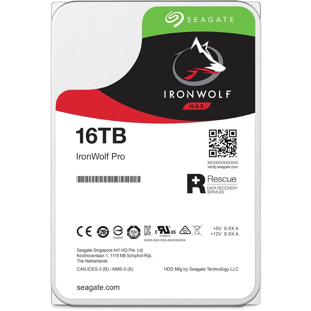 Seagate IronWolf Pro 3.5インチ 16TB 2個セット Amazon.com: Seagate IronWolf Pro SATA III 3.5