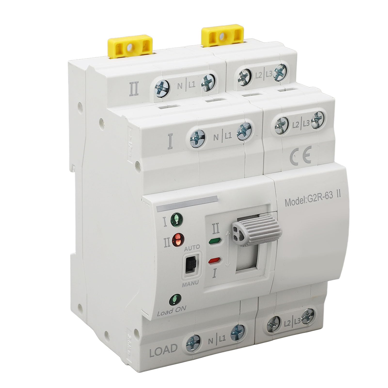 Hyuduo Interruttore di Trasferimento Automatico, Interruttore di Trasferimento Automatico a Doppia Potenza, a Livello di PC 32A per Alimentazione Rapida e Affidabile, Switch di Adatti, Adatti, di