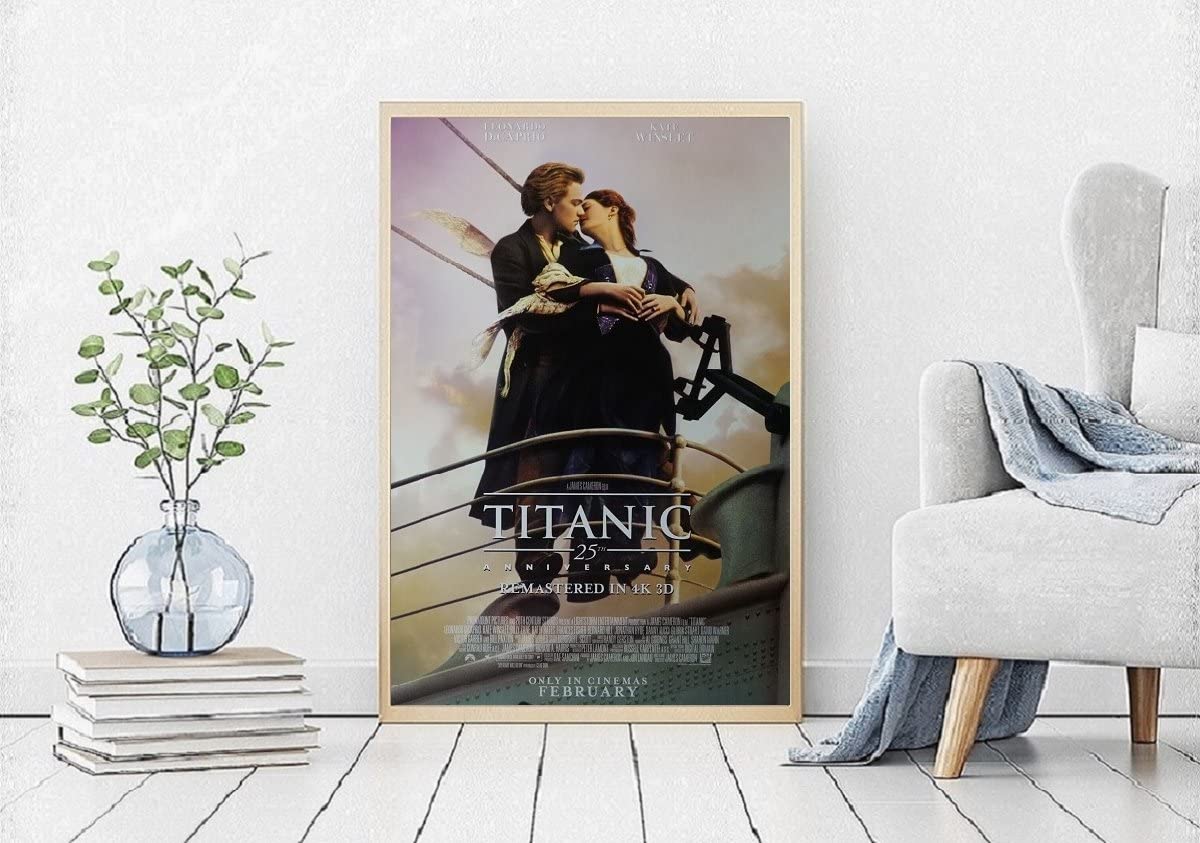 Amazon.co.jp: タイタニック 25周年記念デザイン 映画ポスター TITANIC