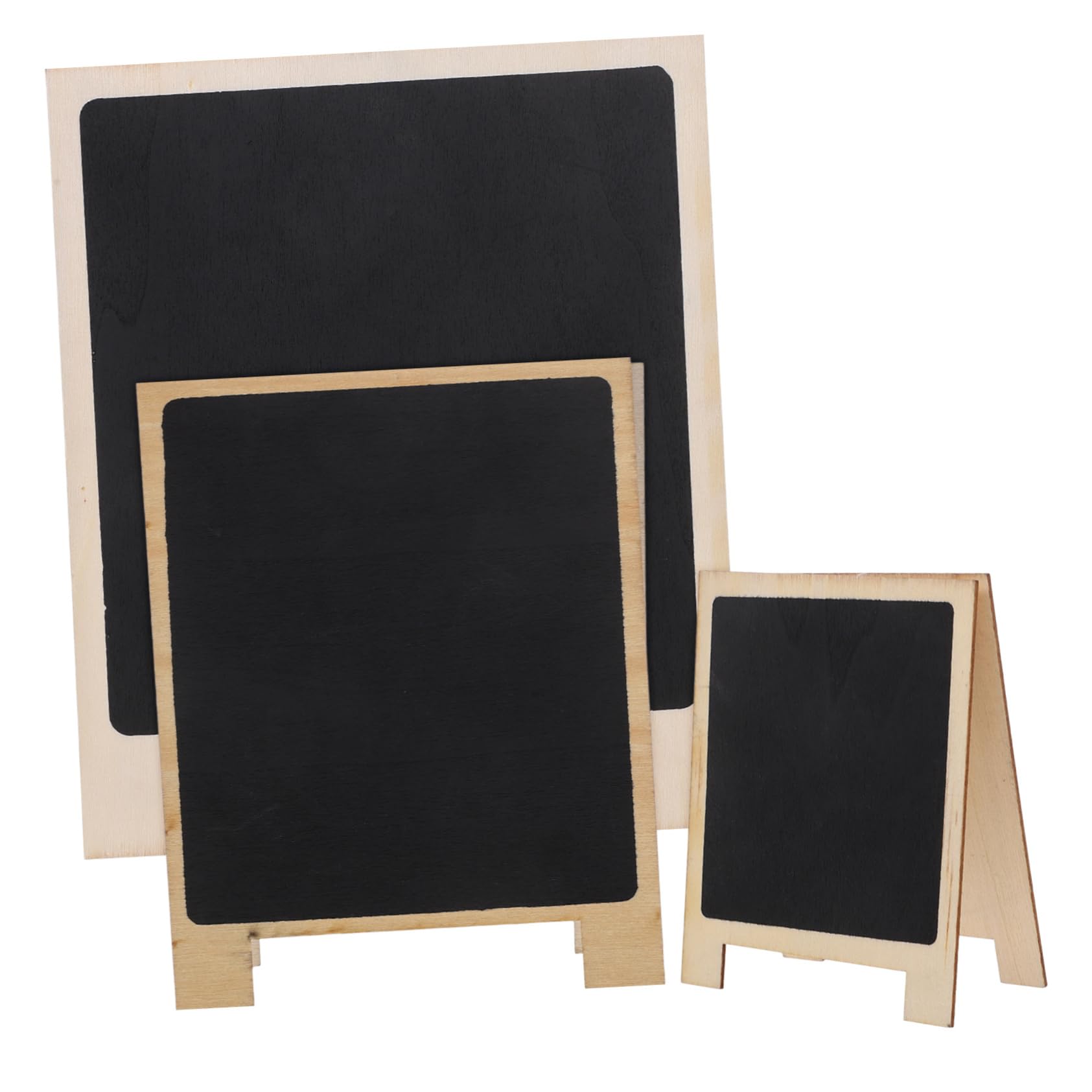 Operitacx 15stücke Mini Kreidetafel Mit Holzrahmen Doppelseitige Tischtafel Für Nachrichten Menüs Dekoration Leicht Und Tragbar Für Zuhause Bars Und Events