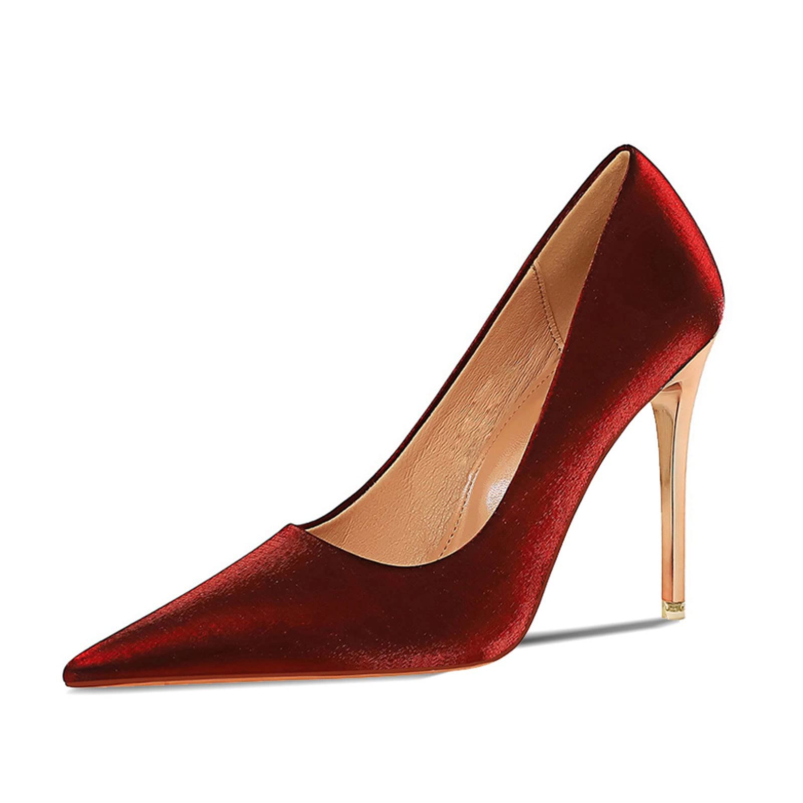 High Heels Women Pumps High Heels Stiletto Pointed Bridal Wedding Shoes Woman Heel