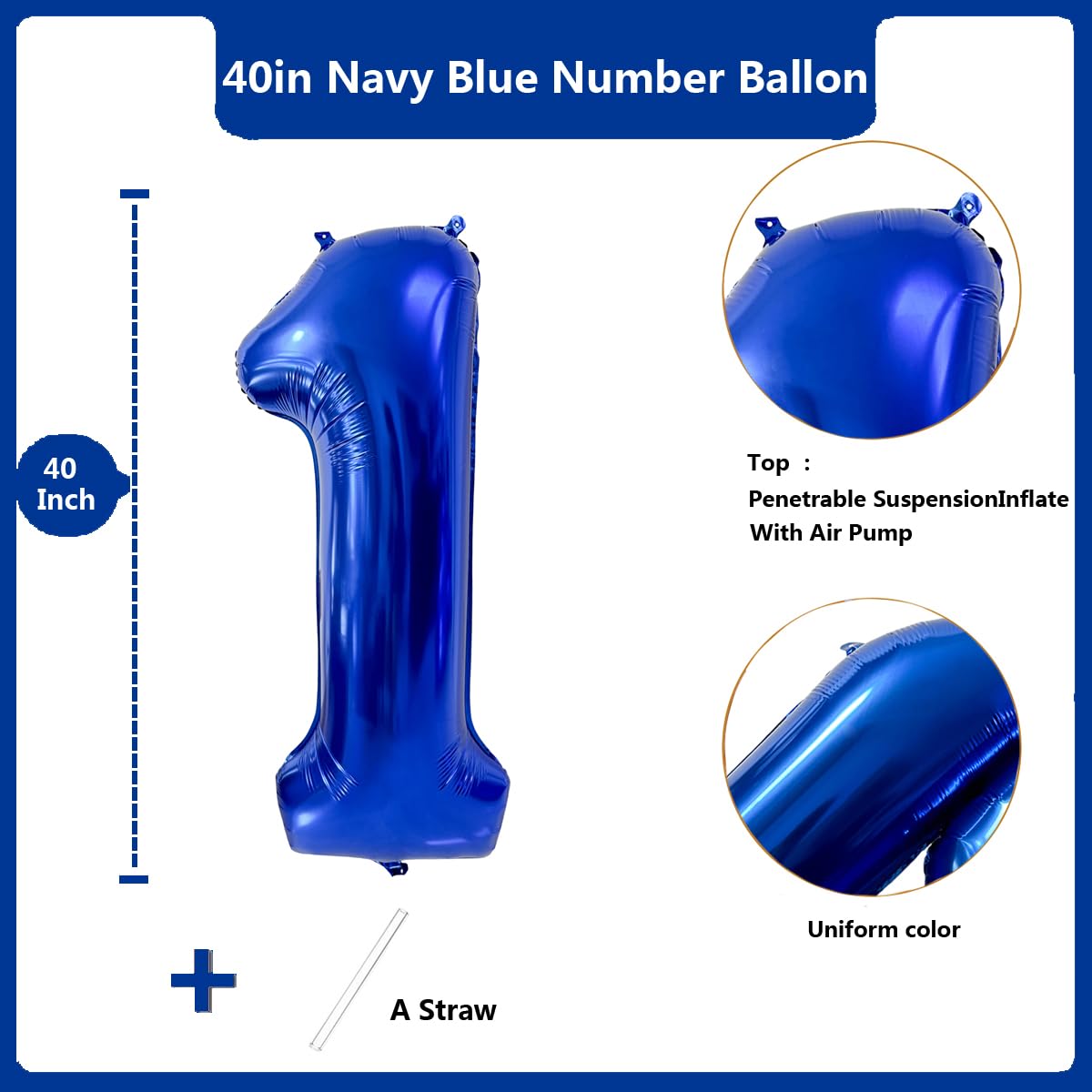 Red 0 balloon 40 Inch Giant Helium Foil Number 0 to 9 Red Balloon Birthday Wedding Party Digital Decorations (Number 0) — view 168