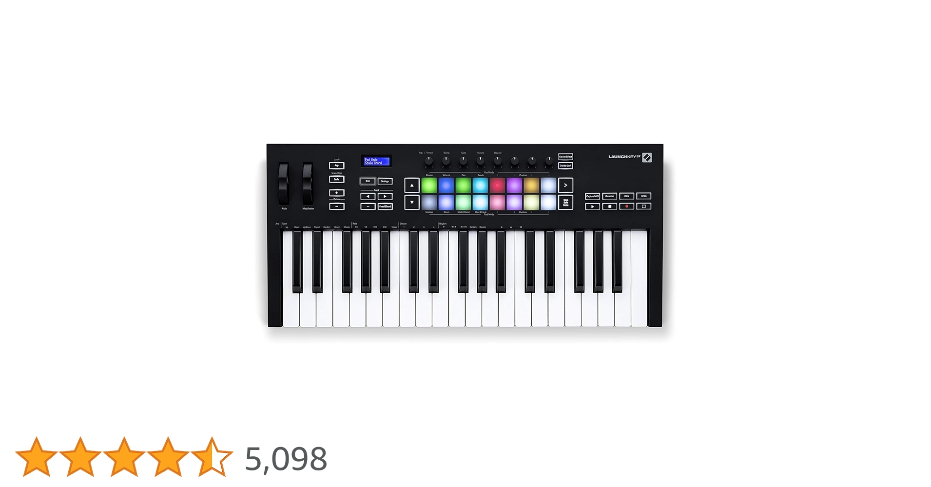 【美品】novation LAUNCHKEY 37 MK3 MIDIキーボード Launchkey 37 [MK3] | Novation