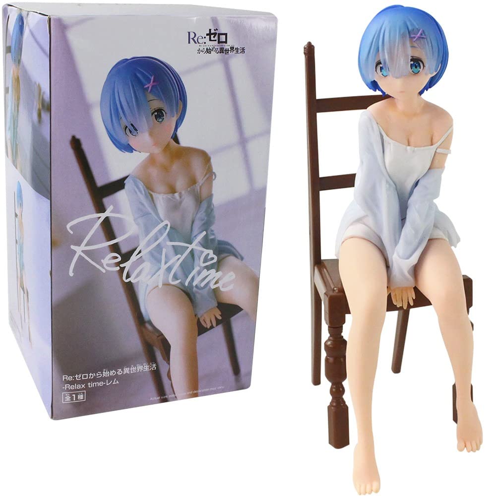 Trunkin | Re Life a Different World from Zero Rem Sitting On Chair PVC Action Figure | Japanese Anime Figure Model Collecitble Toy Doll | PVC Figures (B0BQSSY2ZV) Amazon Price History, Amazon Price Tracker