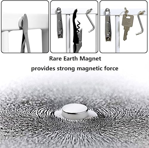 Miniatura 4 de RHINOCATS Imanes para refrigerador, imanes fuertes, pequeños imanes redondos de tierras raras para refrigerador, manualidades, pizarra, imanes de