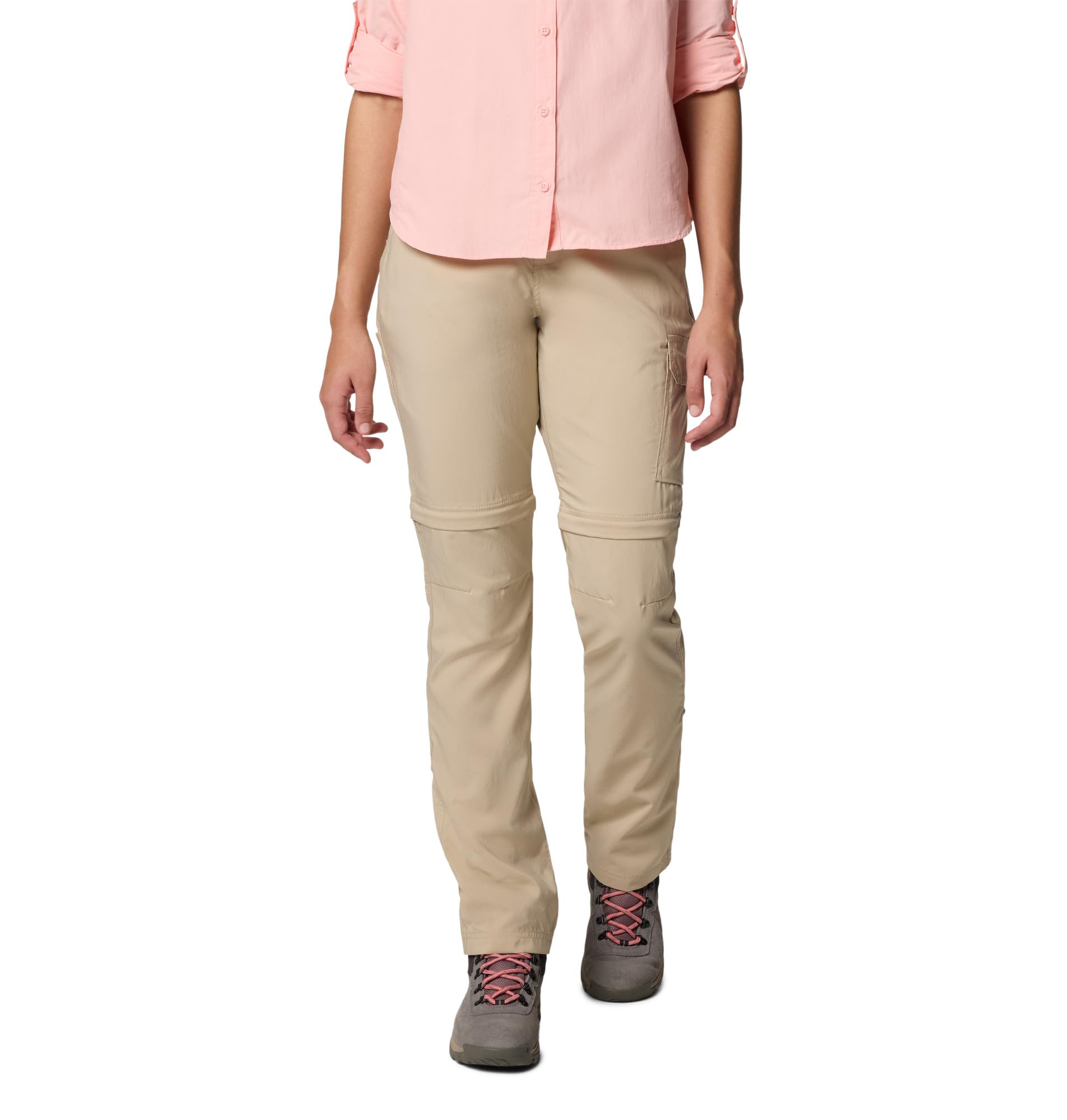 Columbia Women's Silver Ridge Utility Convertible Pant, Hiking Convertible Trousers, Ancient Fossil, W10/R