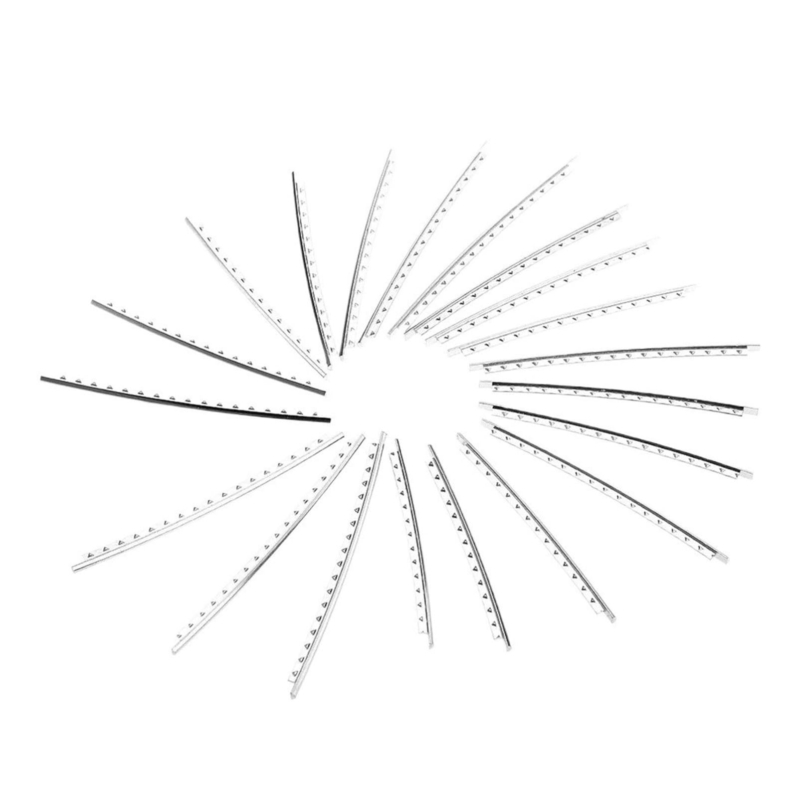 24 Stk E-Gitarre Nickel Edelstahl Bunddraht Set 2.4-2.9mm
