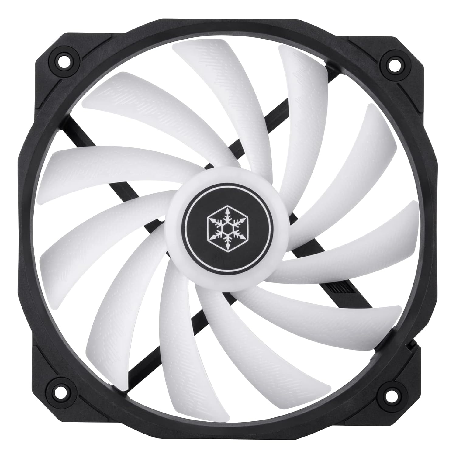 Silver Stone SF160B ARGB Case Fan 160mm SharkForce Fan Blade Low Noise Fan SST-SF160B-ARGB Black
