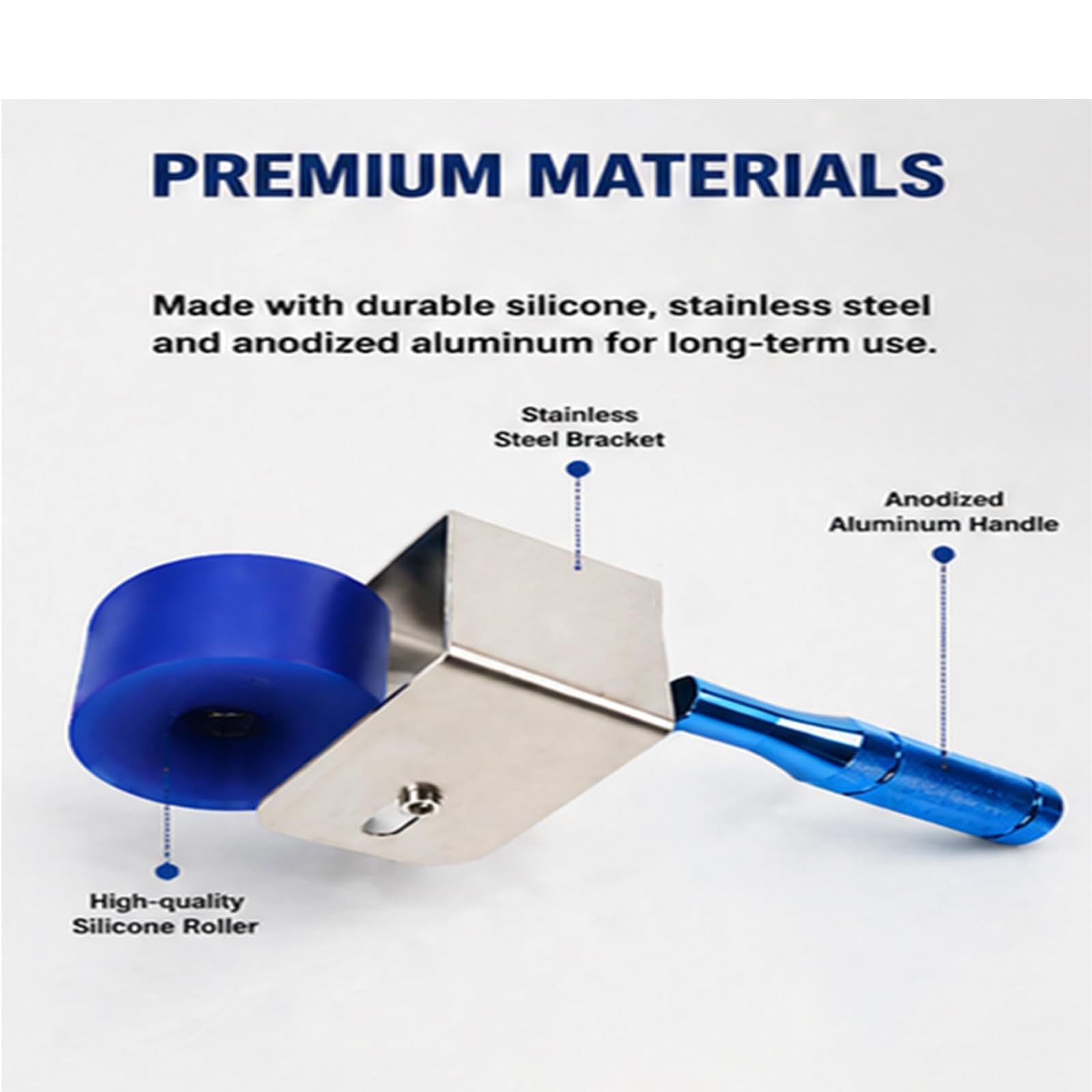Rueda de presión de goma manual para pruebas de resistencia al pelado, rodillo de cinta adhesiva de 45 mm para prueba de fuerza de sujeción