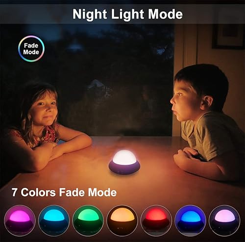 Miniatura 3 de Luz nocturna para fiesta de discoteca, 2 en 1, parpadeos con música activada por sonido, bola de discoteca multicolor, recargable, funciona con