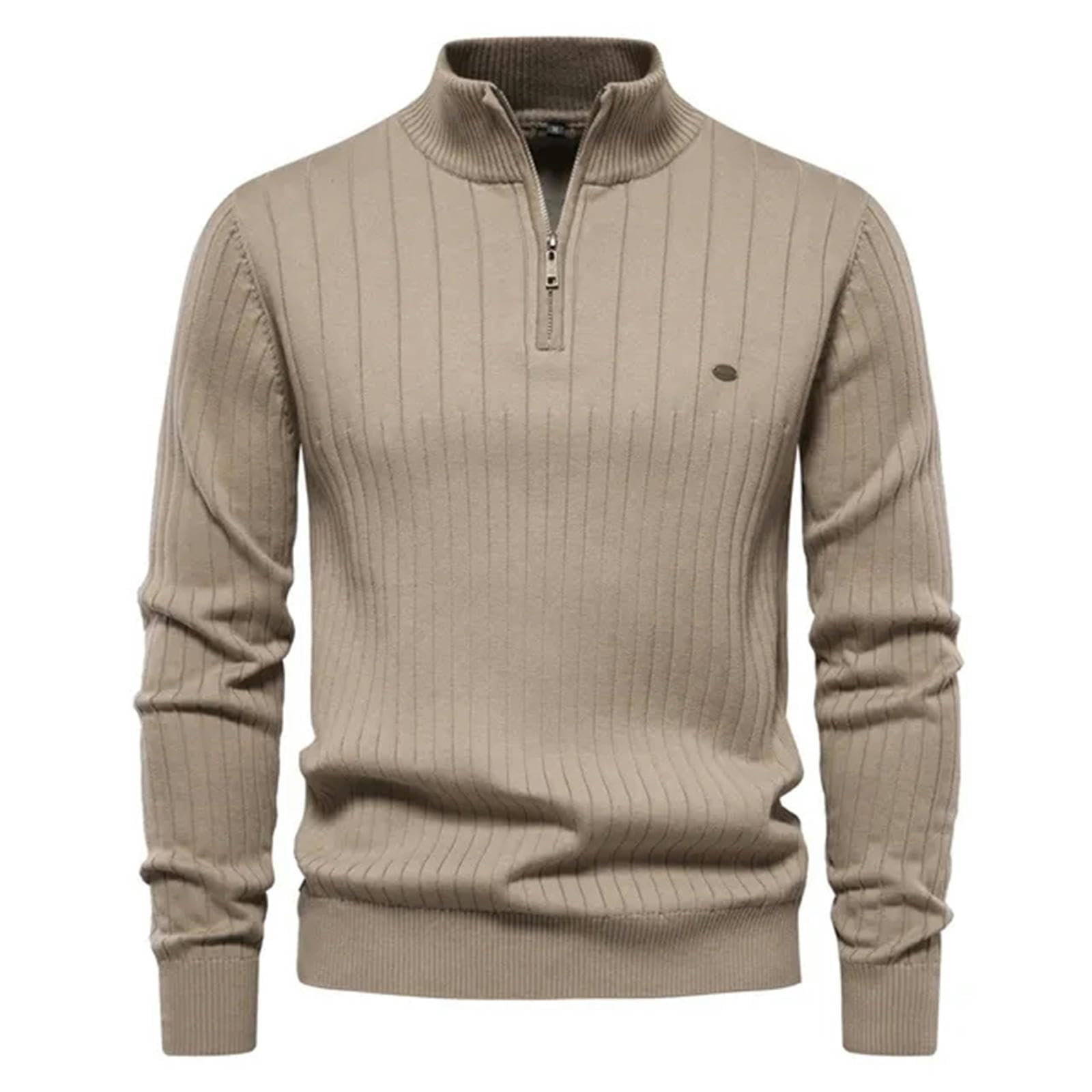 MdybF Maglione Uomo Maglioni Pullover con Cerniera per Uomini Caldi Inverno Colletto Cotone Maglione Masher Maglione