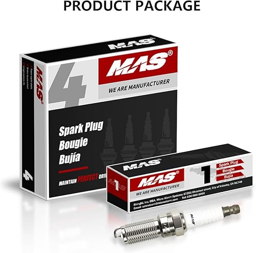 Miniatura 2 de MAS Juego de 6 bujías iridio 6509 compatibles con Cadillac CTS SRX Chevy Impala Colorado GMC Acadia Saturn Outlook 3.0L 3.6L V6 repuesto para 41-109